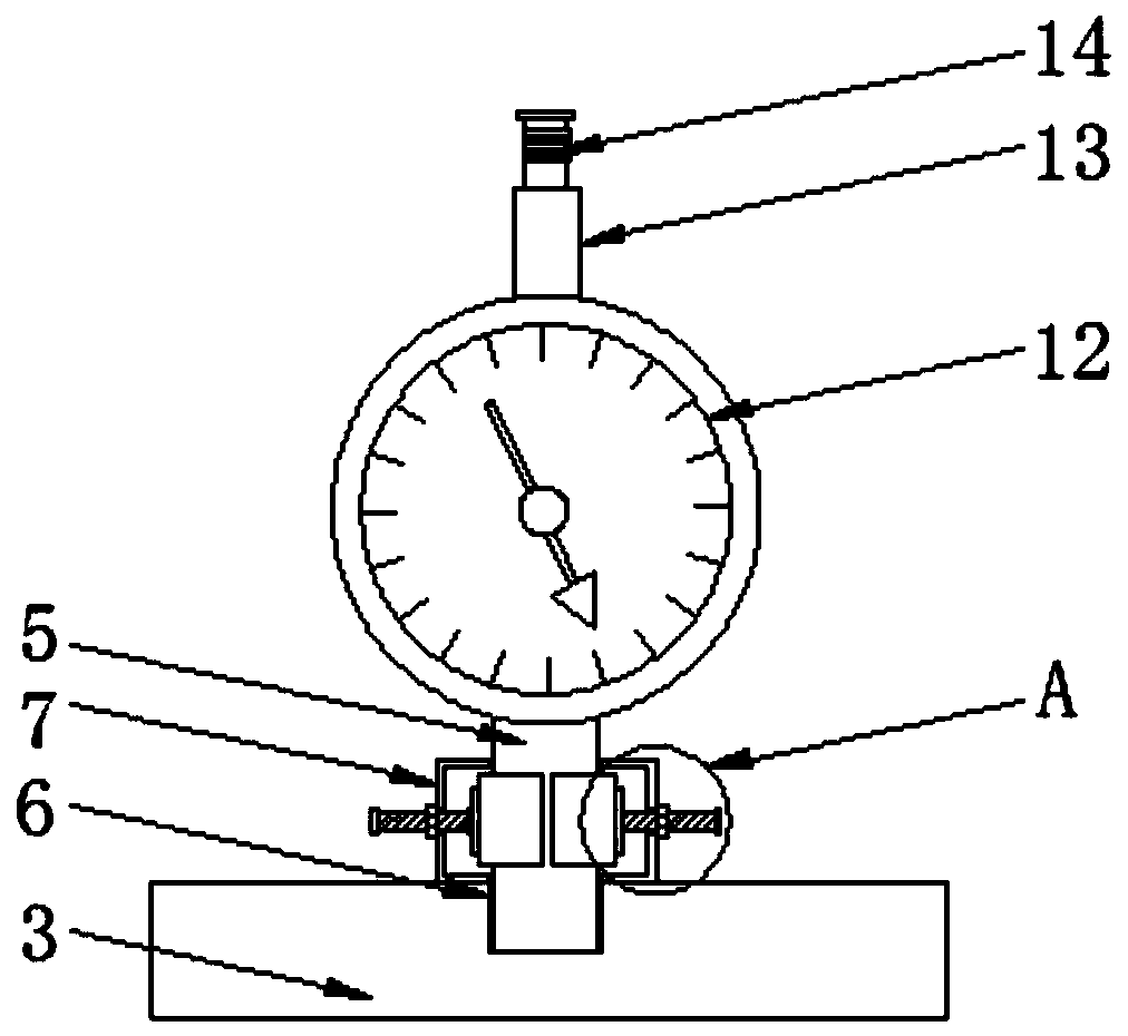Tool for detecting bending degree of balance shaft of automobile engine