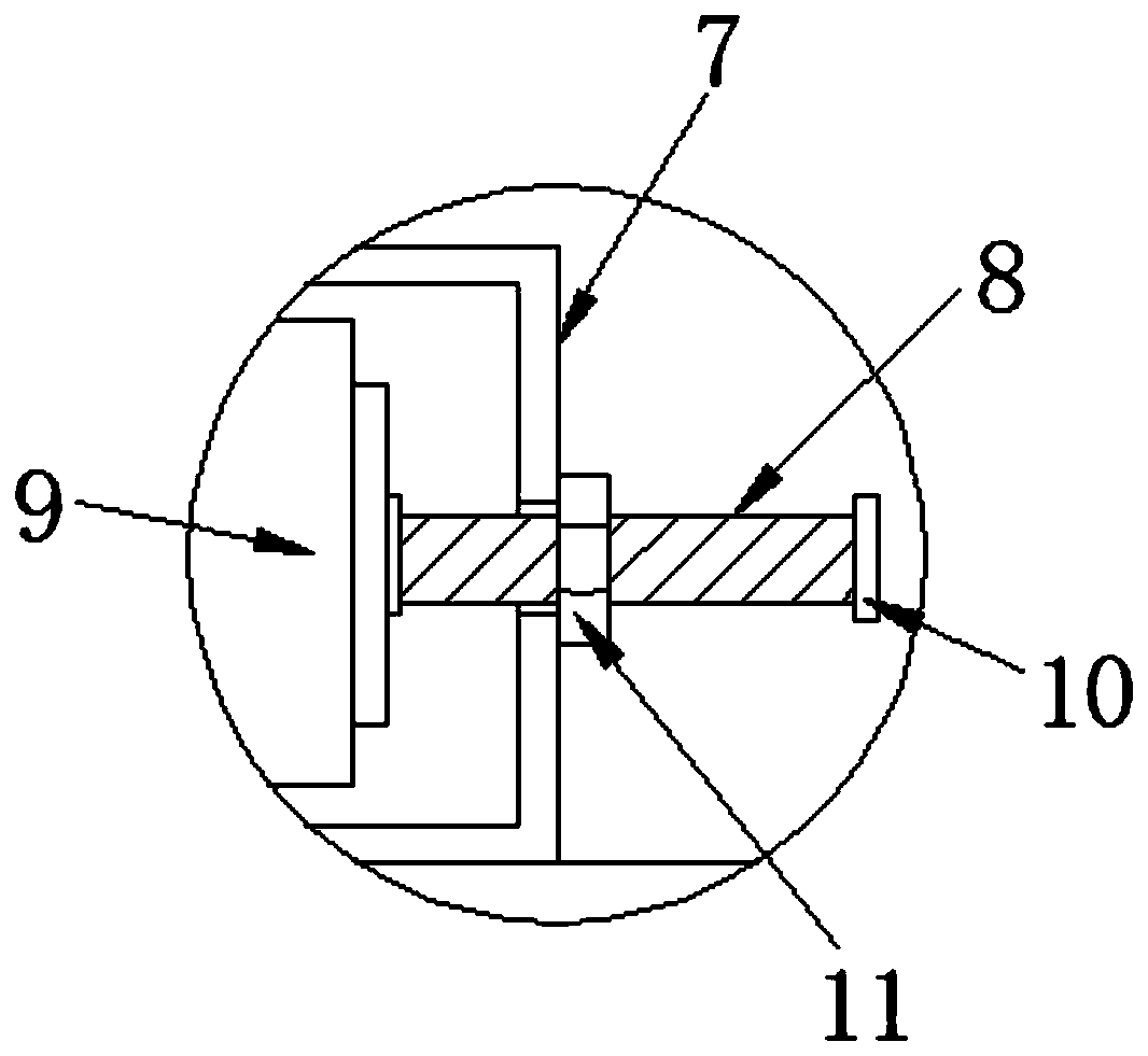 Tool for detecting bending degree of balance shaft of automobile engine
