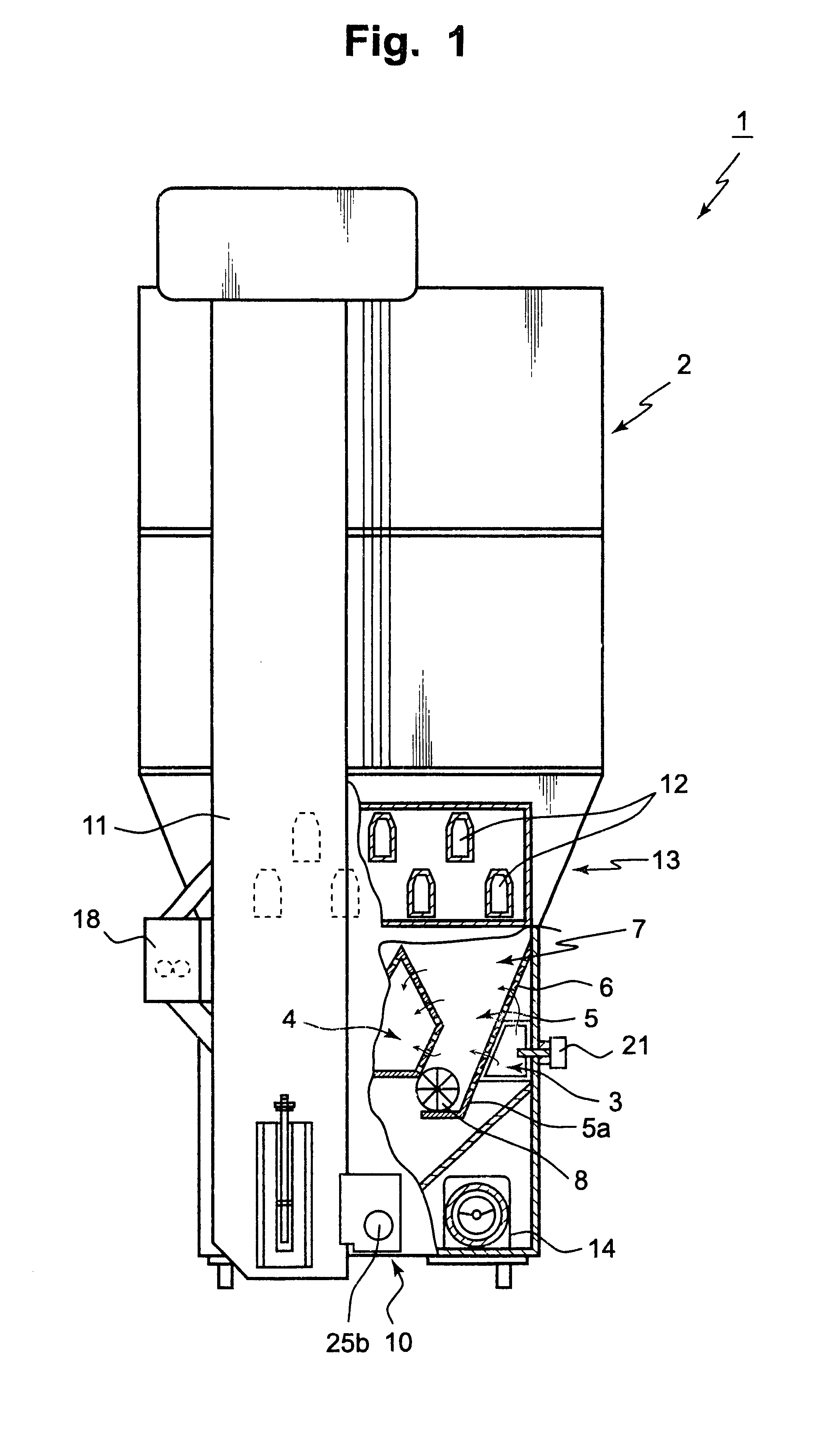 Apparatus for drying granular objects involving pre-heating process