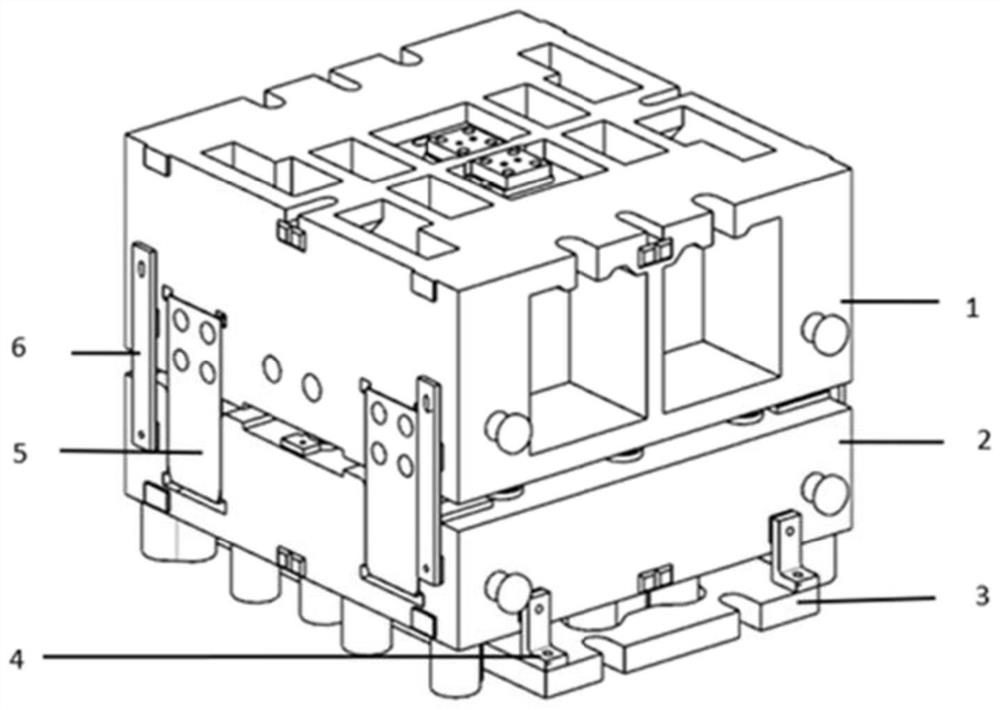 A die structure for plate springback experiments that can switch between multiple stamping processes