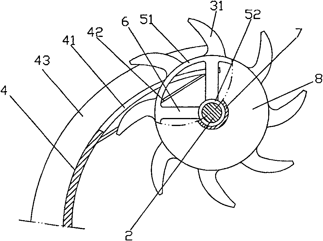 Device for cleaning floating material in water area