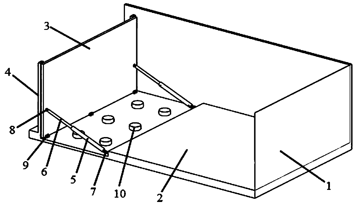 A hydraulic sealing door structure of a ship's cargo hold and a method for horizontally rolling and rolling cargo in a multi-layer ship's hold