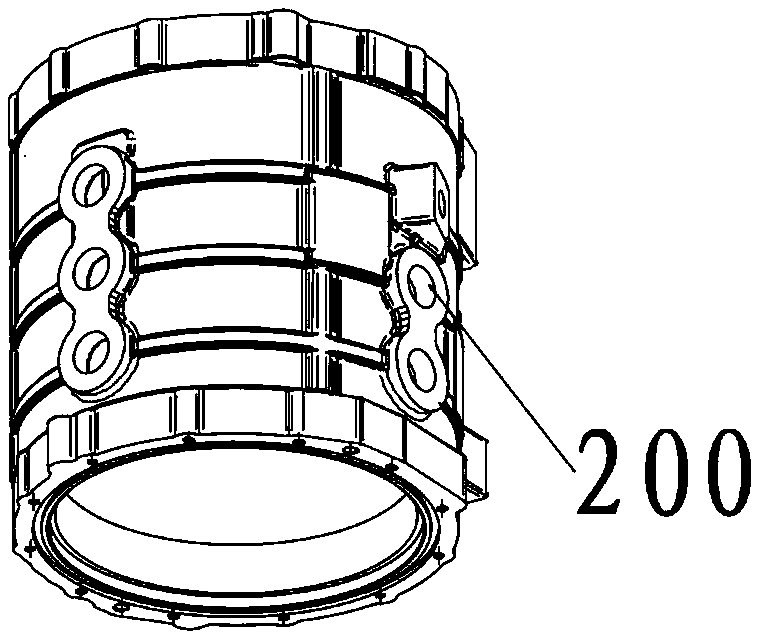 Motor shell of new-energy vehicle,sand core,mold and motor shell processing method