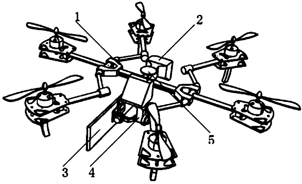 Multi-rotor advertisement putting device