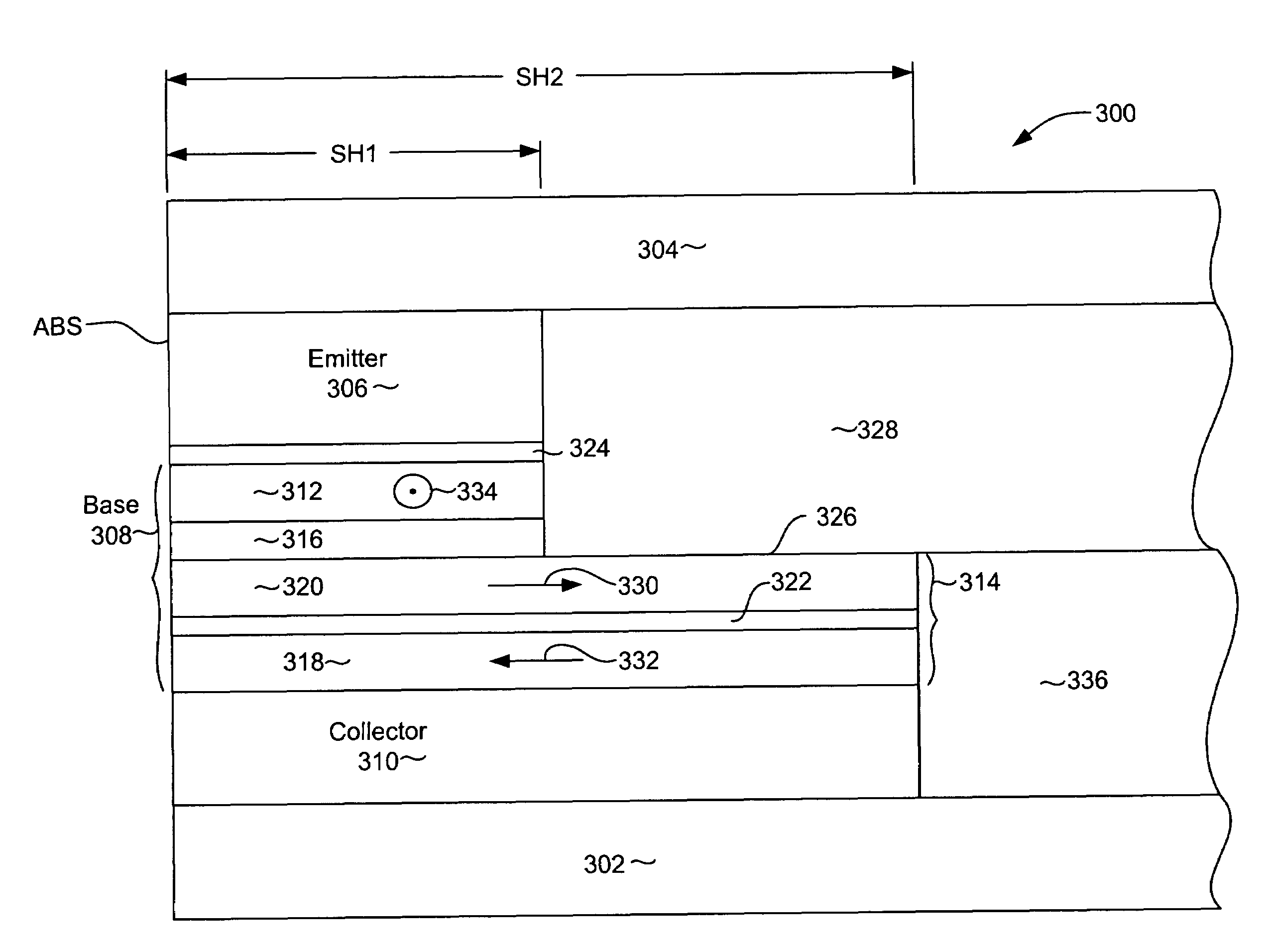 Magnetic tunnel transistor with high magnetocurrent and stronger pinning