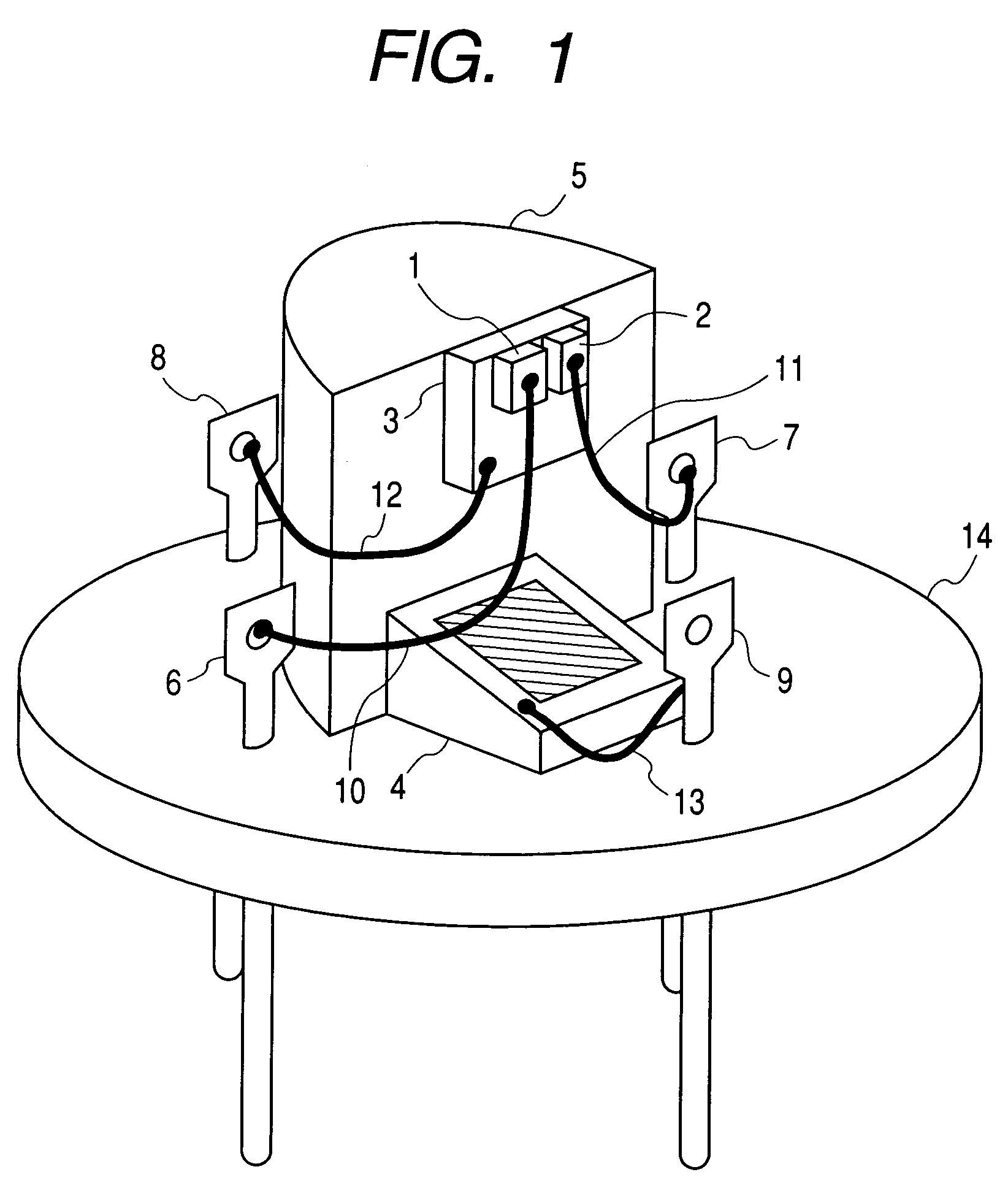 Multilaser device for receiving a plurality of back beams by a common sensor