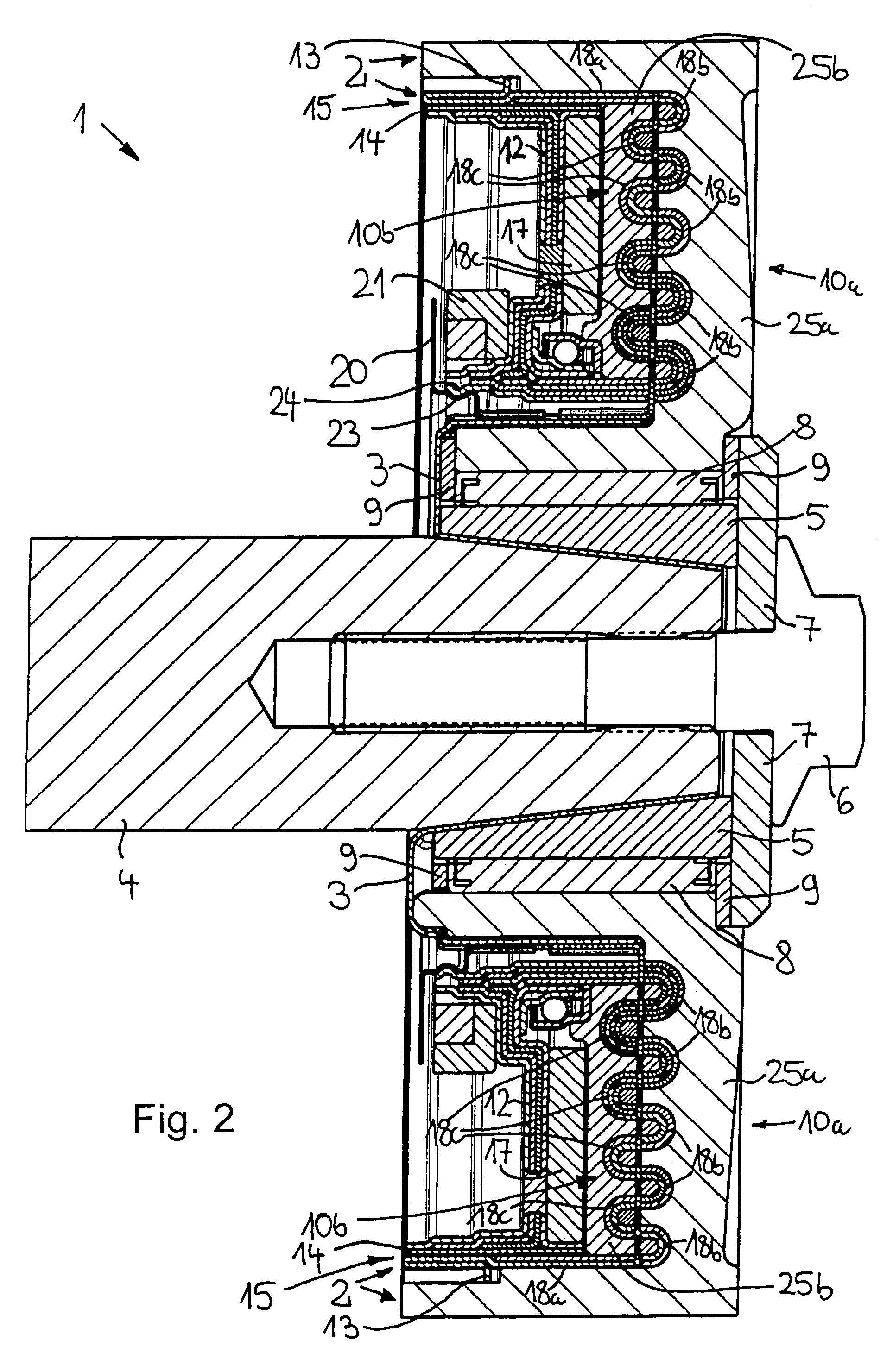 Electromagnetic friction clutch