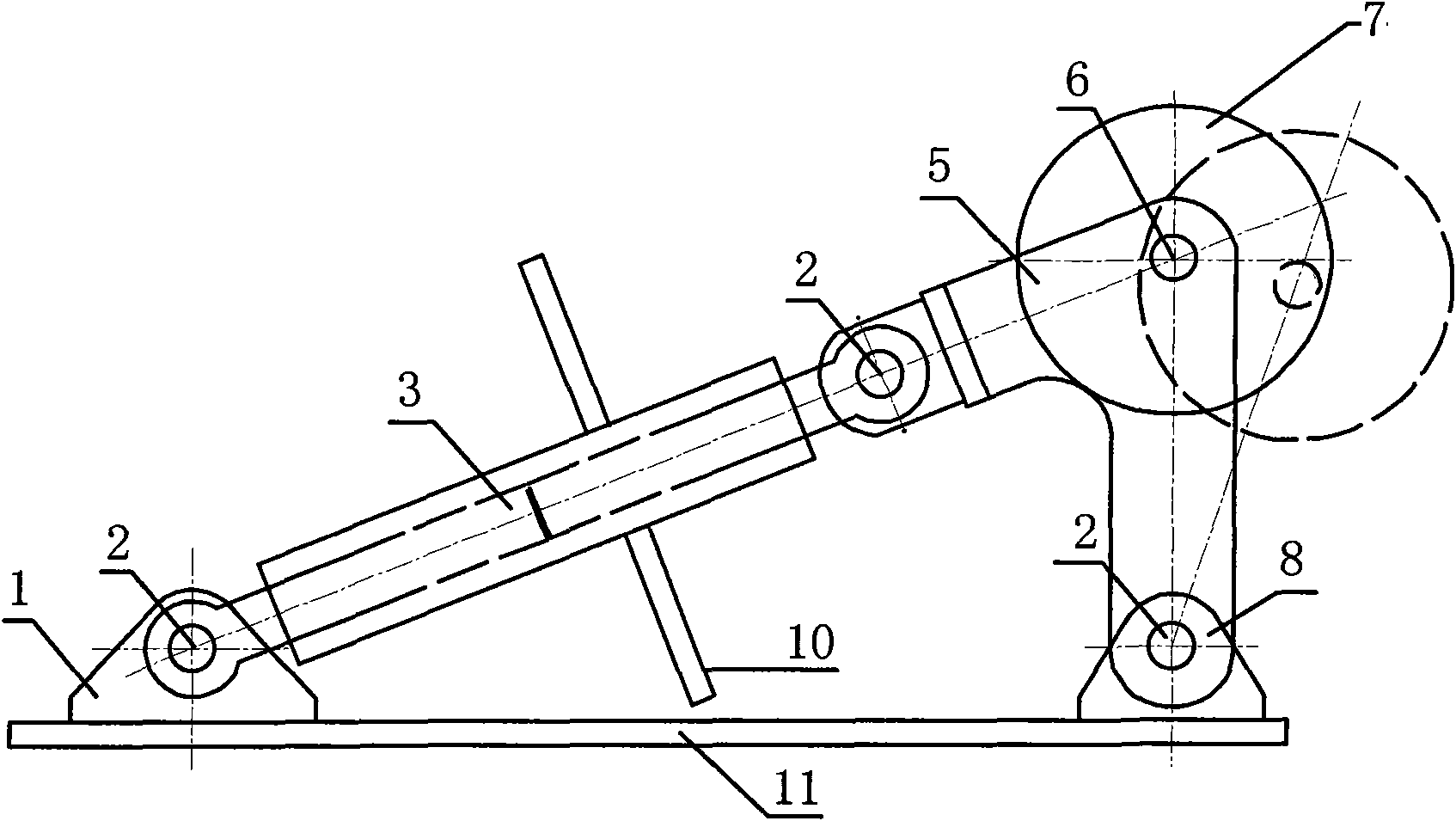 Vertical shaft hanging scaffold stabilizing device