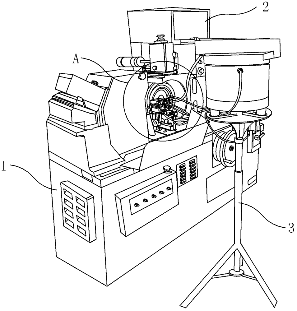 Automatic feeder machine for grinding machine and processing method thereof