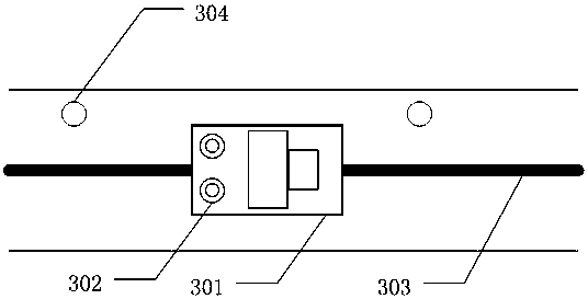 A movable columnar temperature and humidity detection device