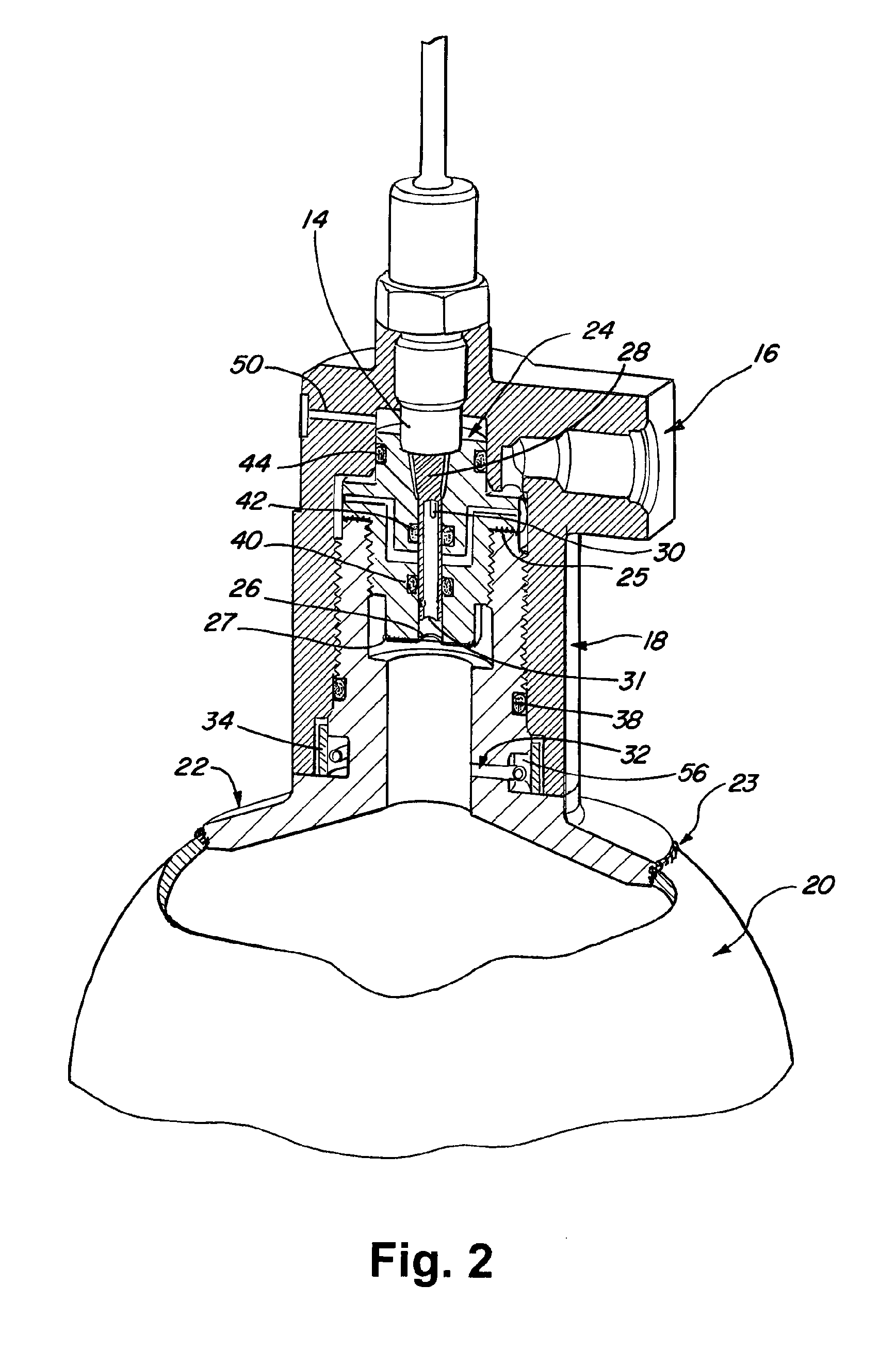 Hermetically welded sealed oxygen cylinder assembly and method of charging