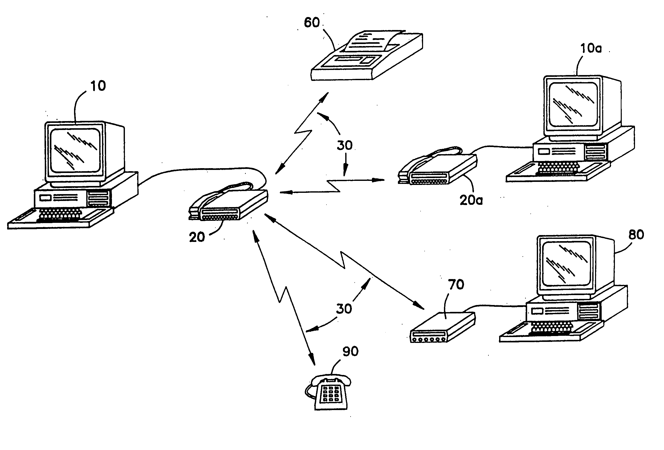 Computer-based multifunctional personal communication system with caller ID