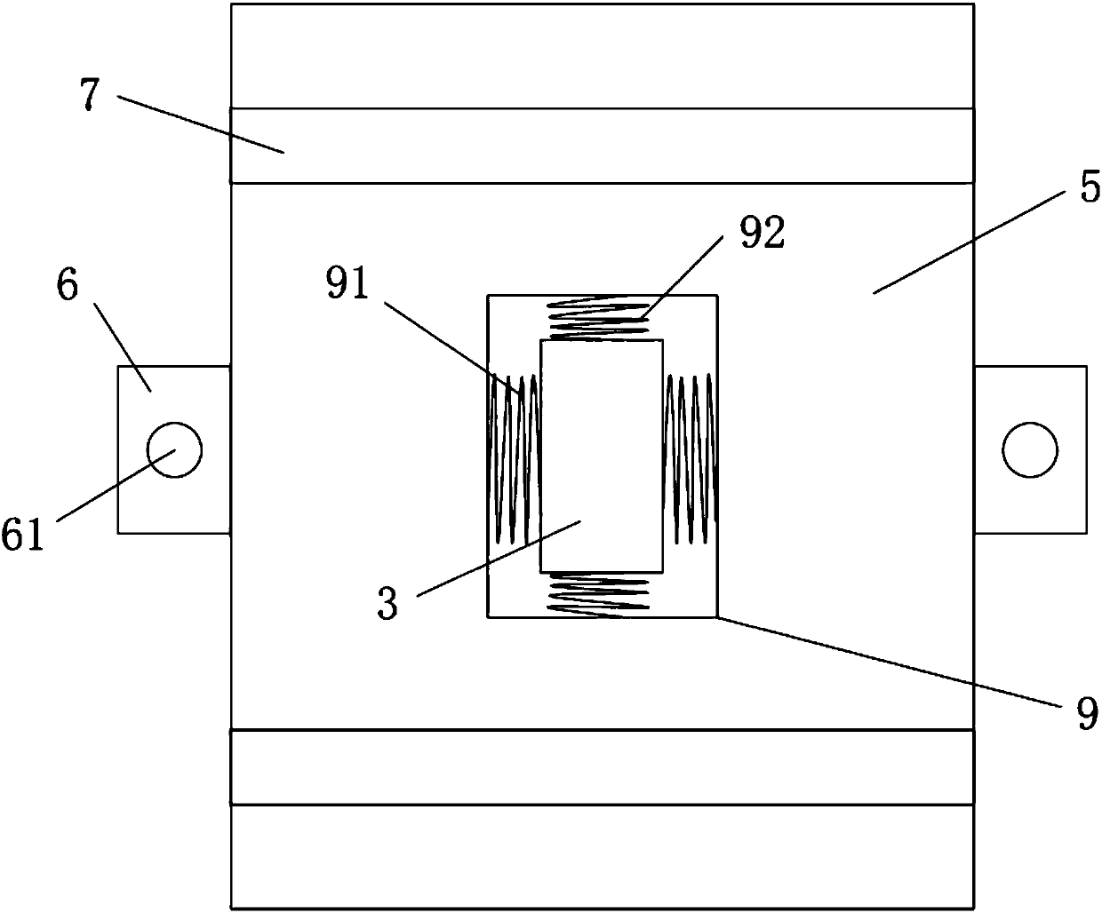 Shockproof device of power cable