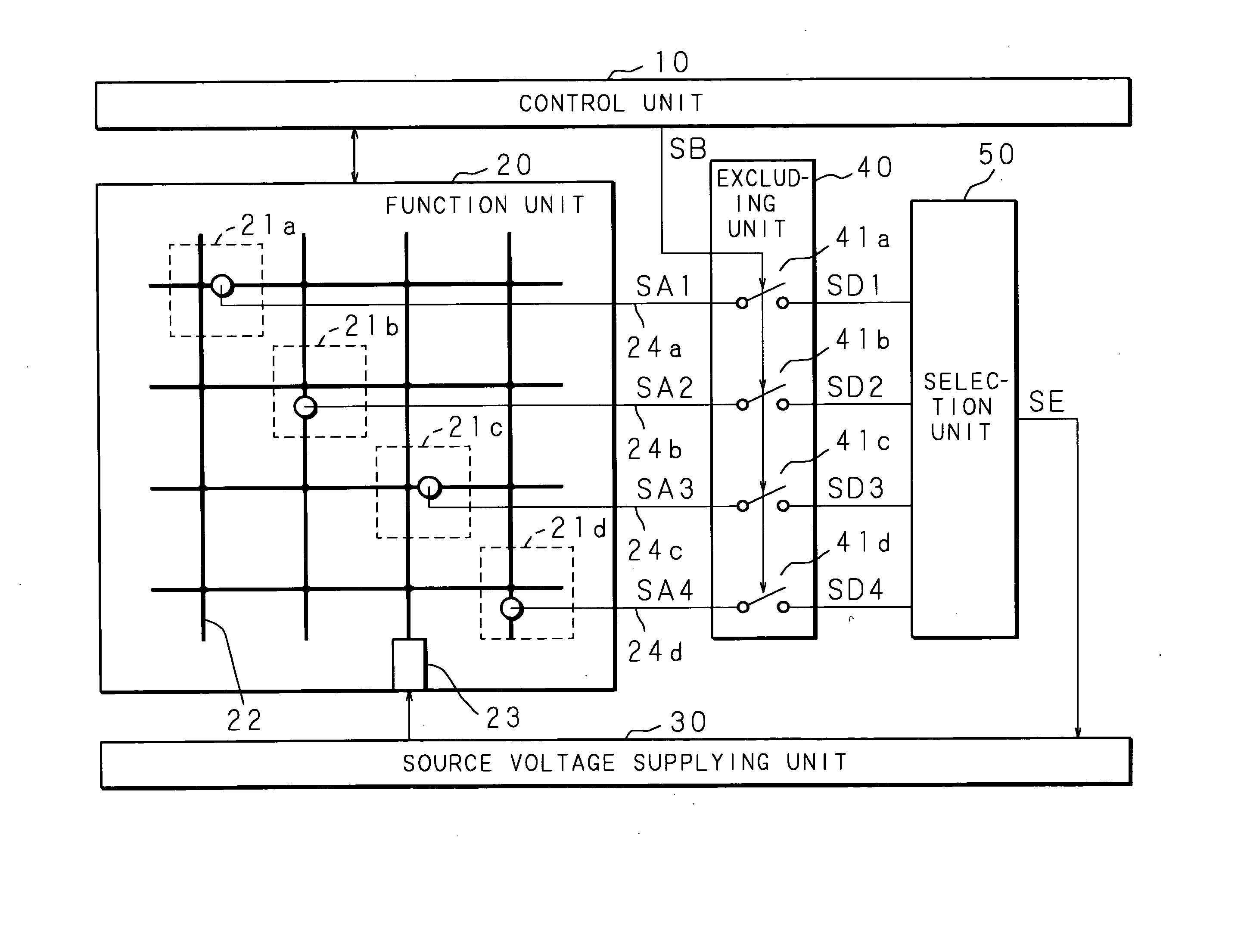 Control apparatus, semiconductor integrated circuit apparatus, and source voltage supply control system
