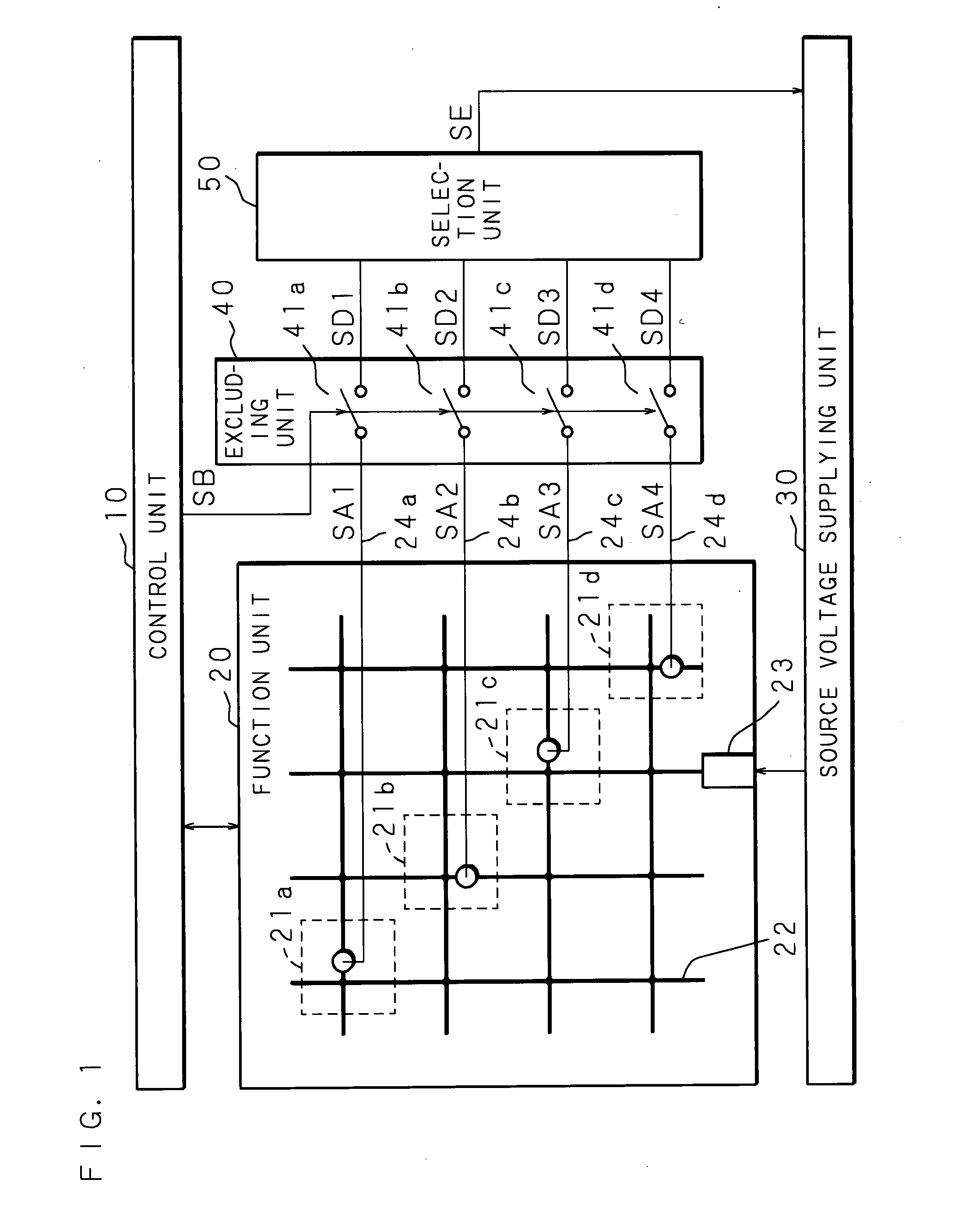 Control apparatus, semiconductor integrated circuit apparatus, and source voltage supply control system