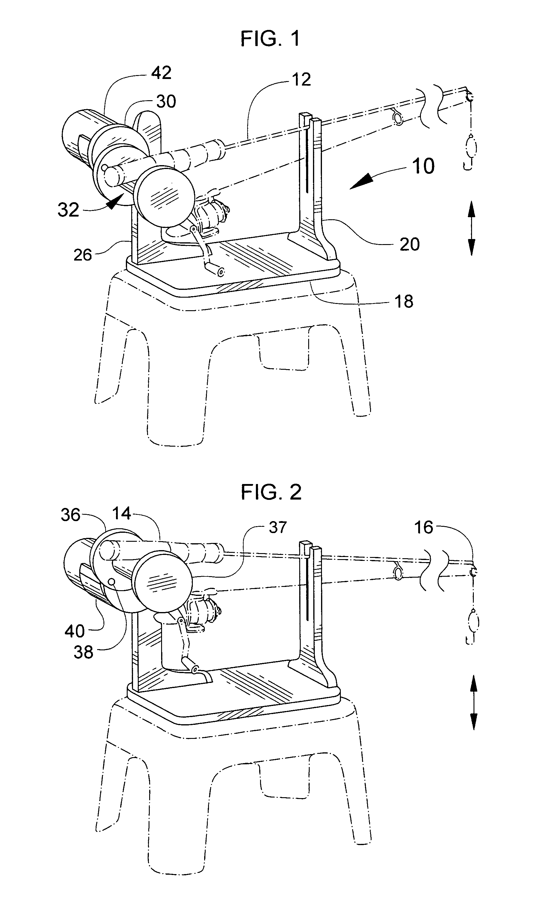 Motorized jigging device for fishing