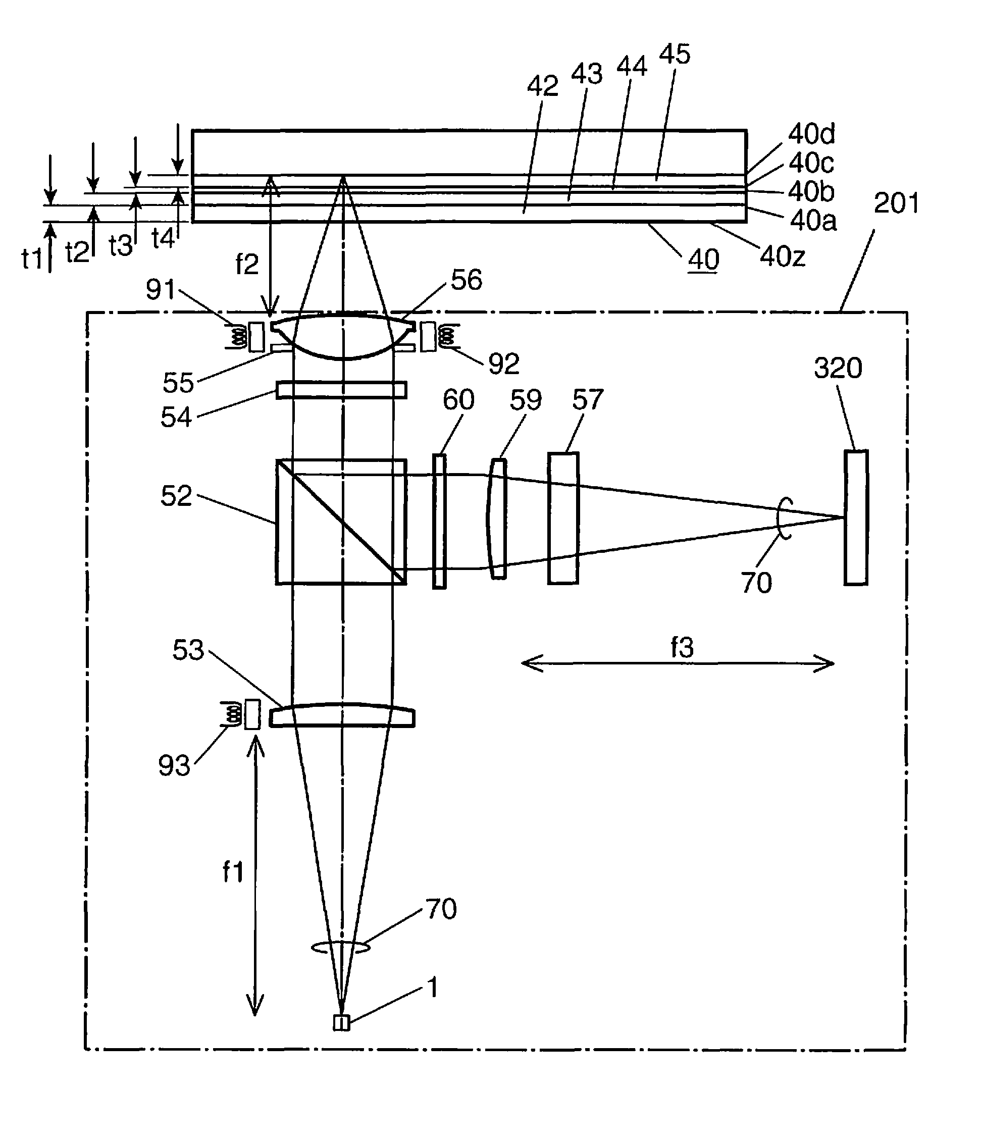 Optical recording medium, and optical information device
