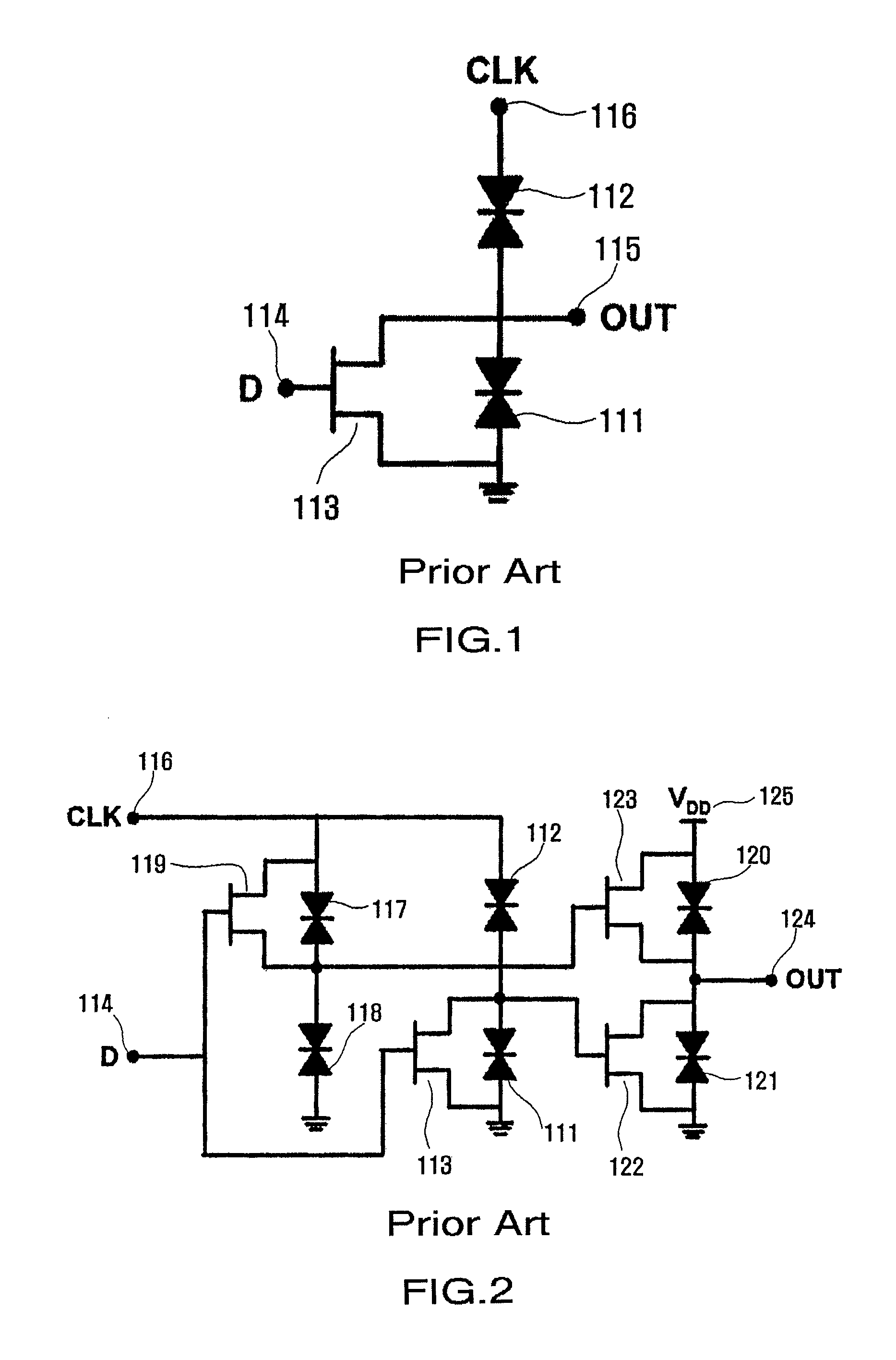 SET/RESET latch circuit, Schmitt trigger circuit, and MOBILE based D-type flip flop circuit and frequency divider circuit thereof