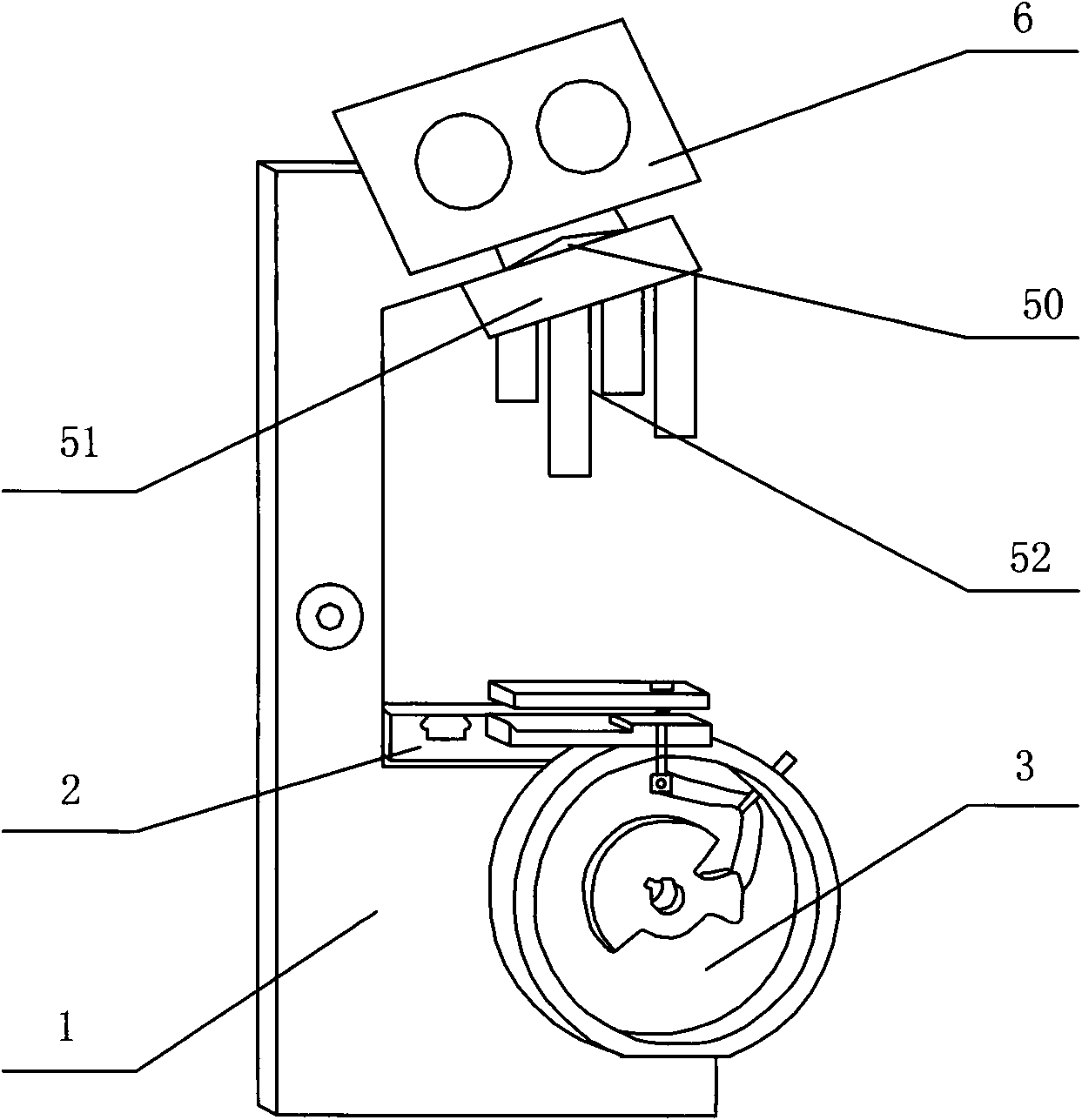 Microscopic slide automatic feeding device