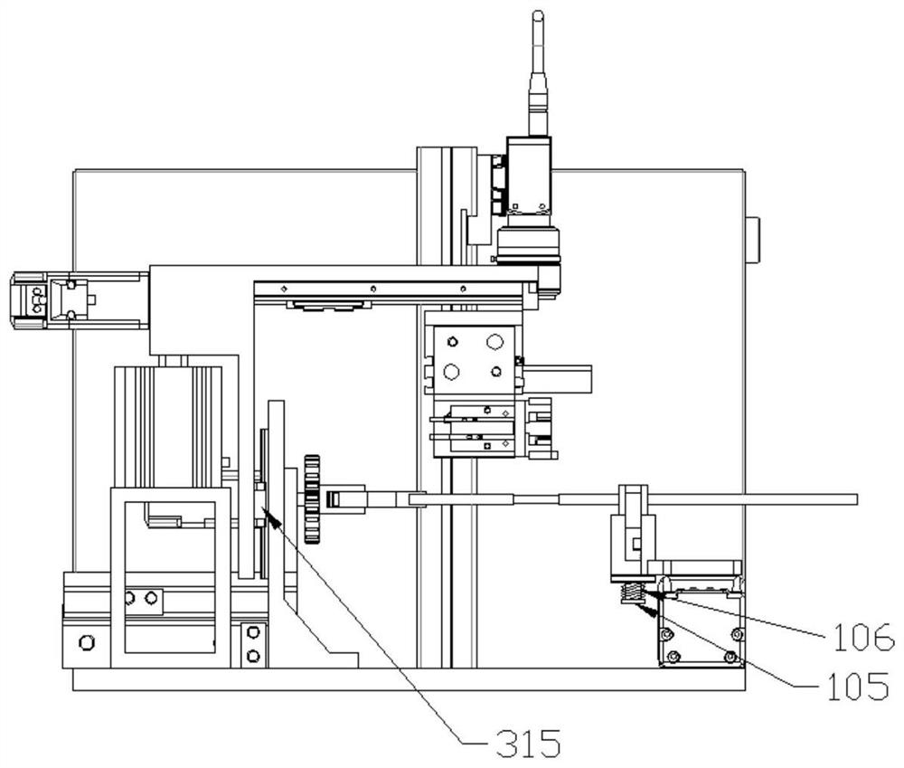 A multi-core cable automatic line management and branching device and its working method