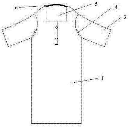 Easily-nursed intensive care unit (ICU) patient garment