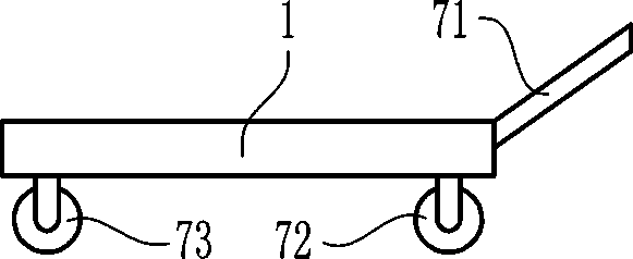 Easy-to-adjust type auxiliary vision test device for ophthalmology department