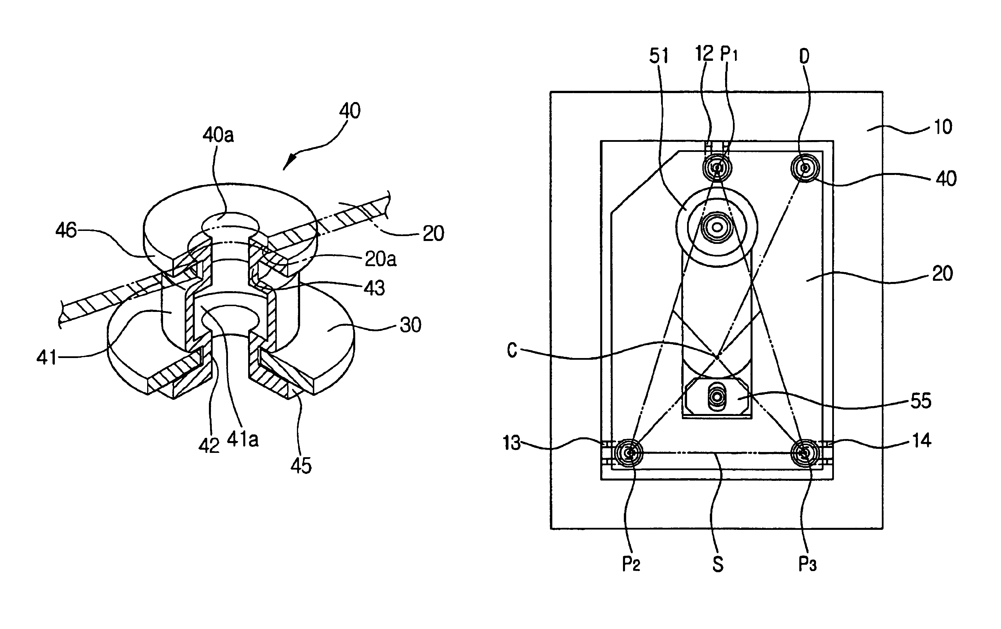 Dynamic vibration absorber for a disk player