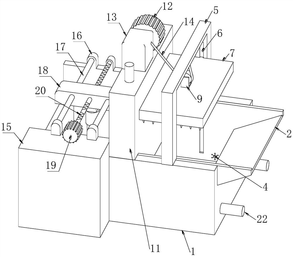 Construction waste treatment device