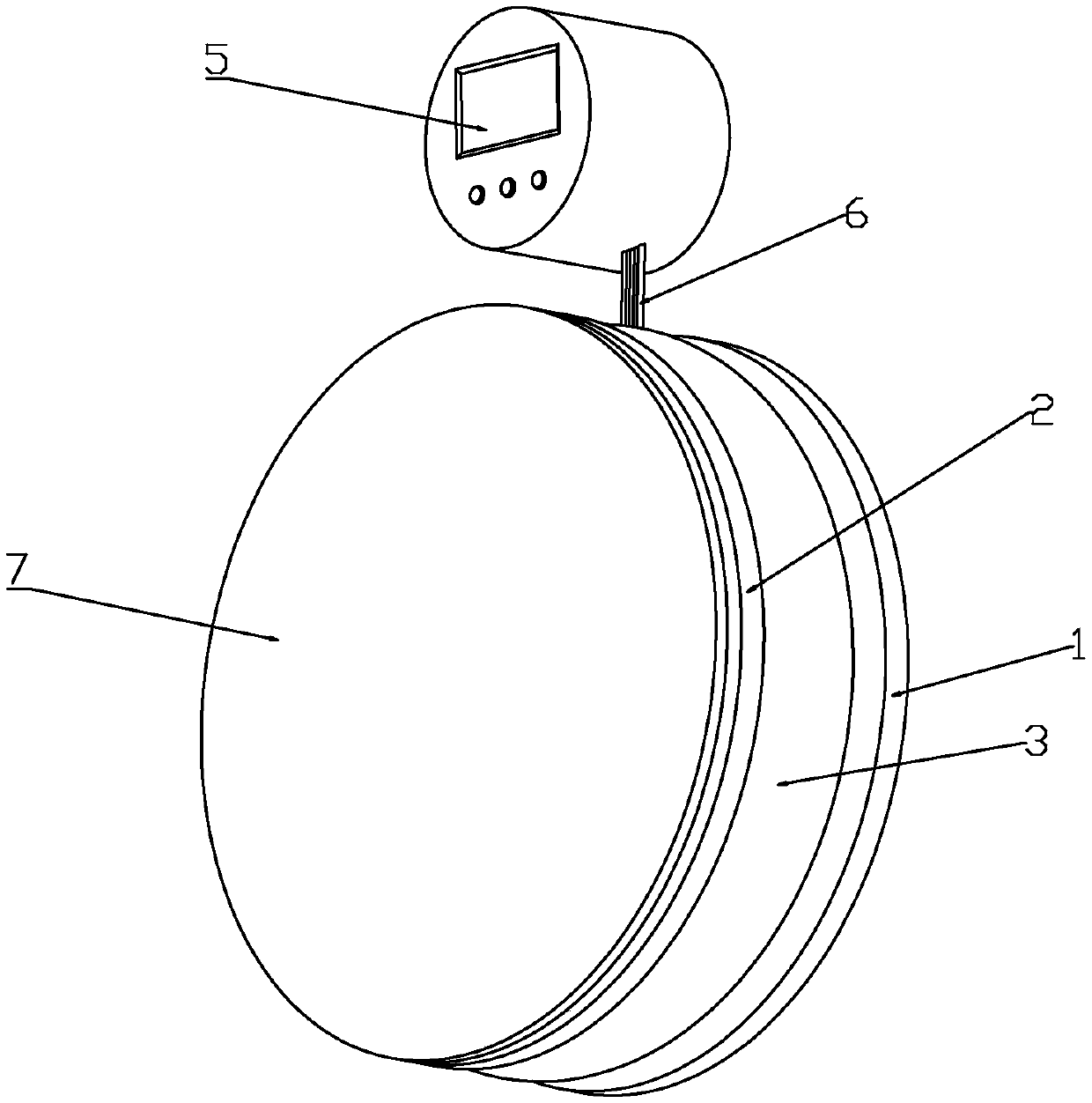 Boxing target with testing function