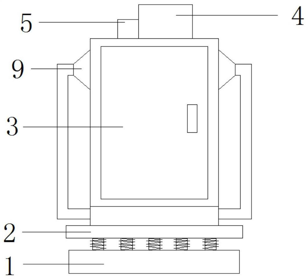 High-low voltage cabinet with good heat dissipation effect