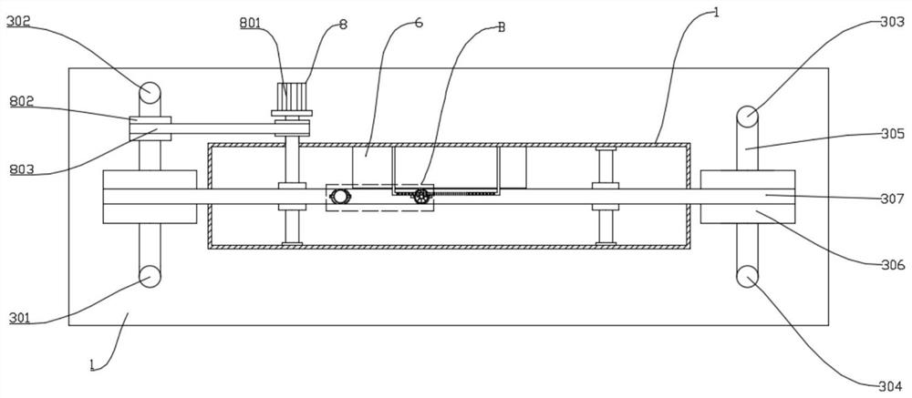 A cleaning device for inner holes of pipe fittings