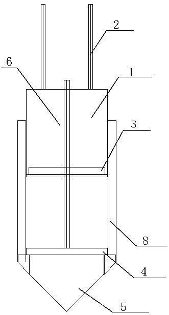 Pile guiding device capable of reducing noise during pile sinking construction