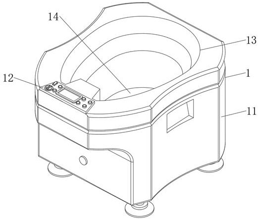 Gynecological treatment hip bath apparatus with efficient absorption nursing structure