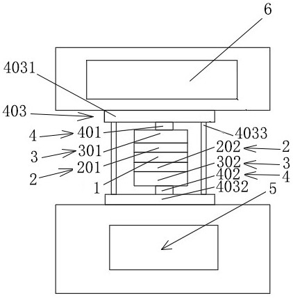 Device for testing power-on heating performance of high-power semiconductor device