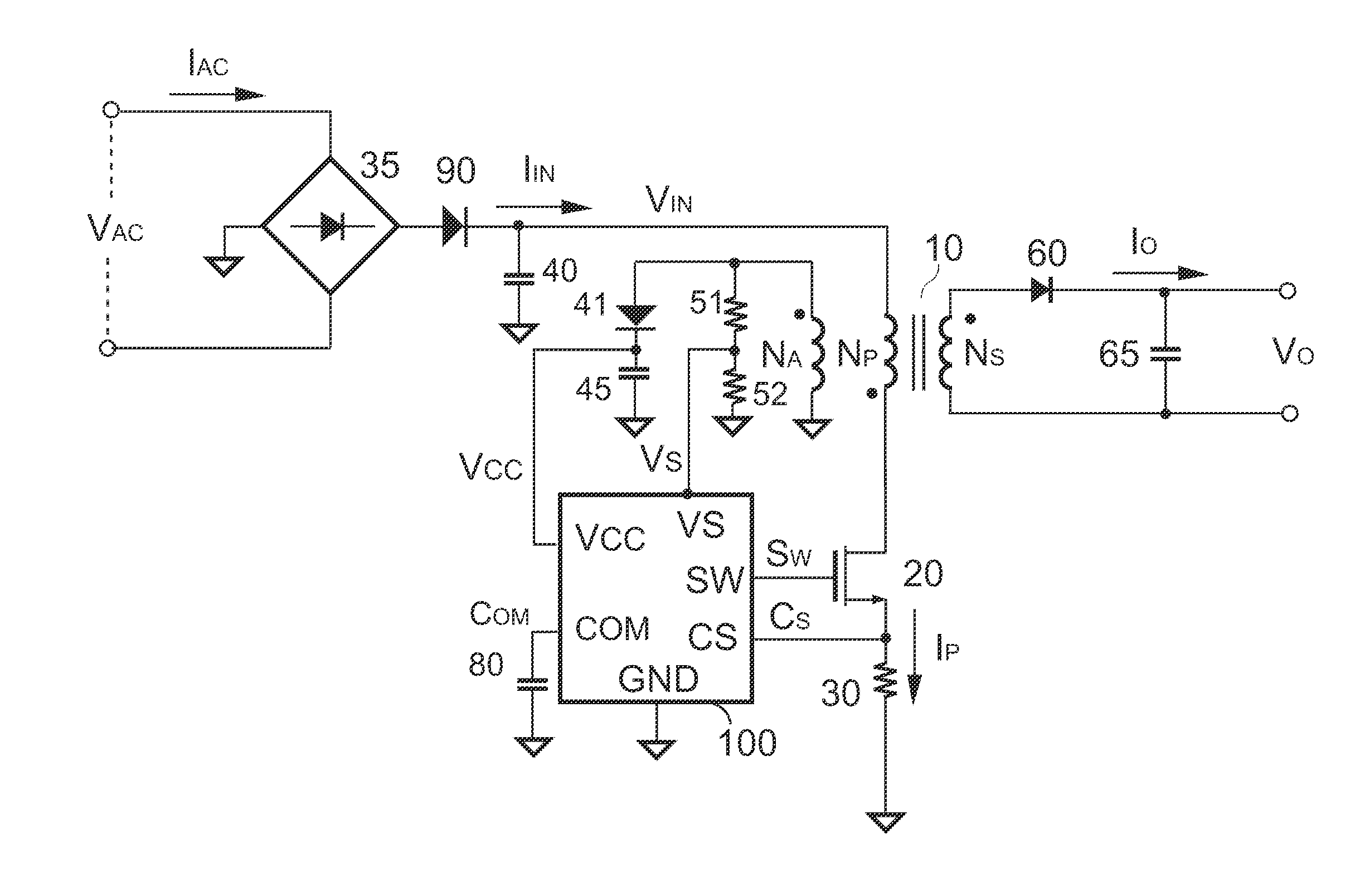 Single-stage pfc converter with constant voltage and constant current