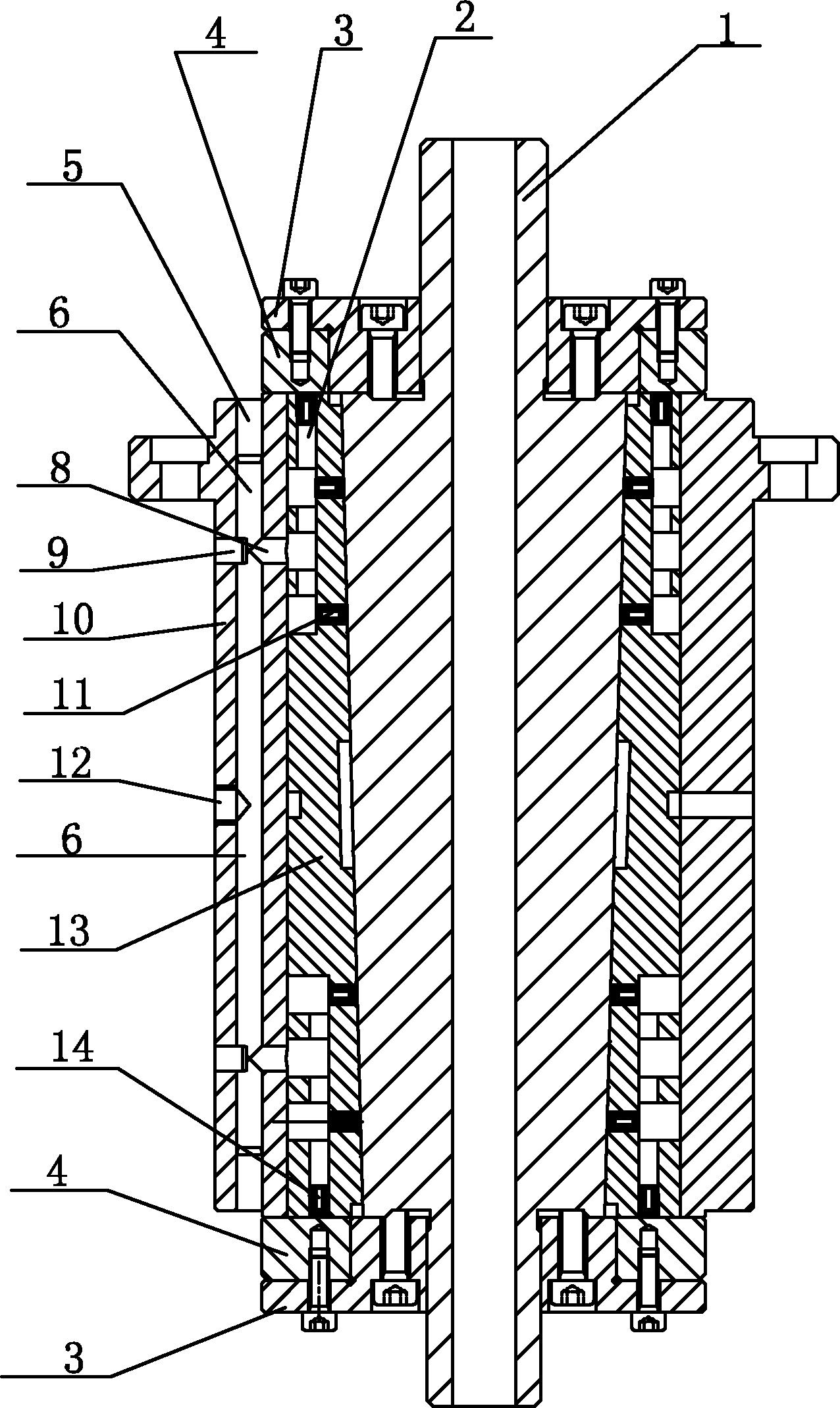 Conical air floating shaft system