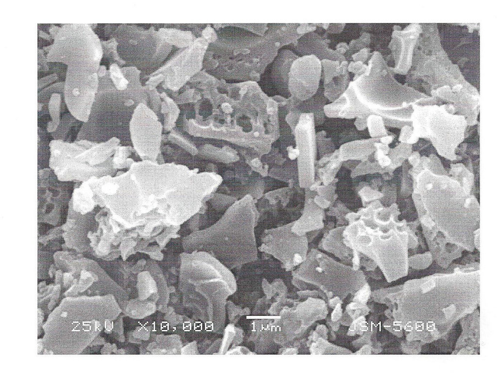 Production method for aluminum-doped zinc oxide nanometer material