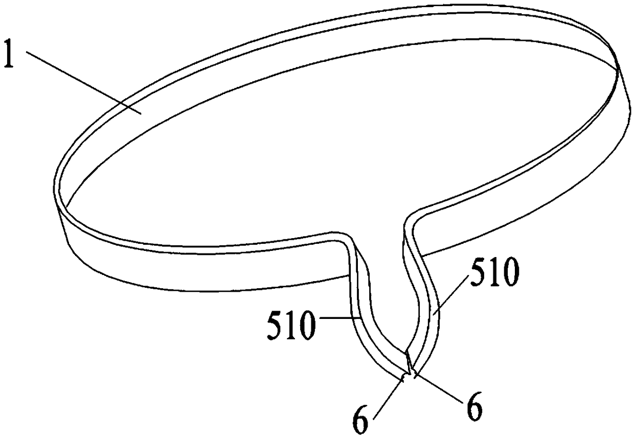 Looped gingival retraction device assembly