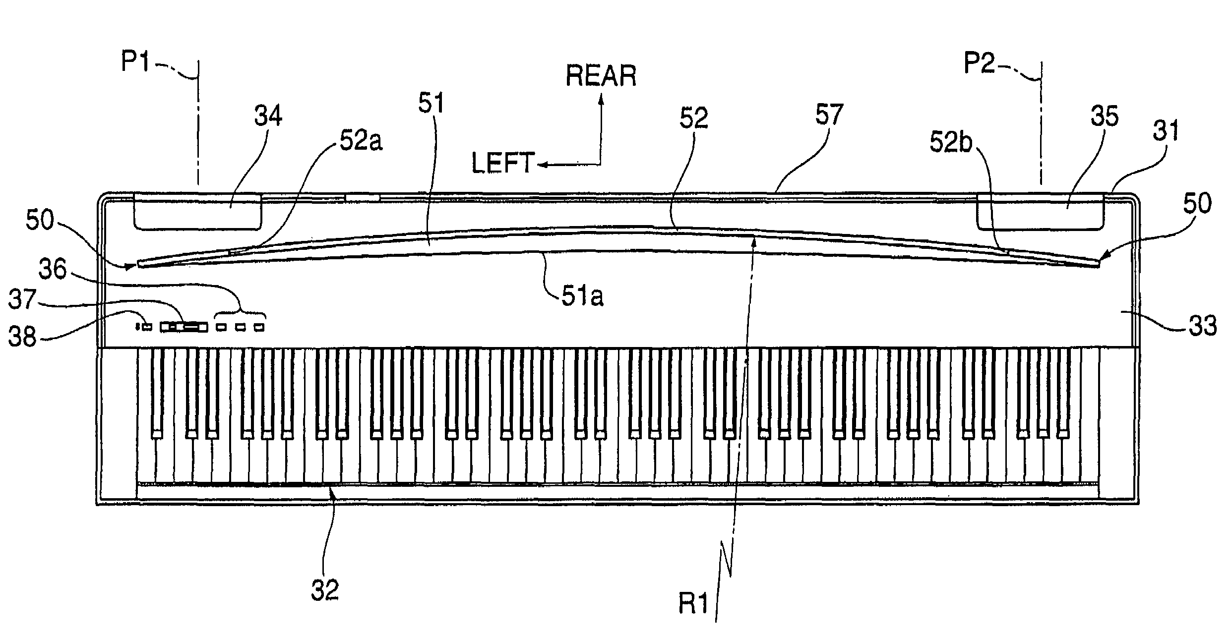 Musical keyboard instrument