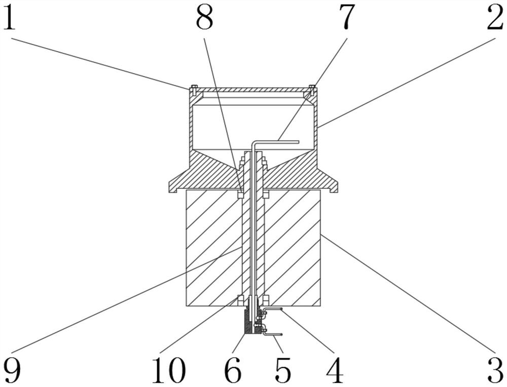 Closed water-cooling wire drawing winding drum