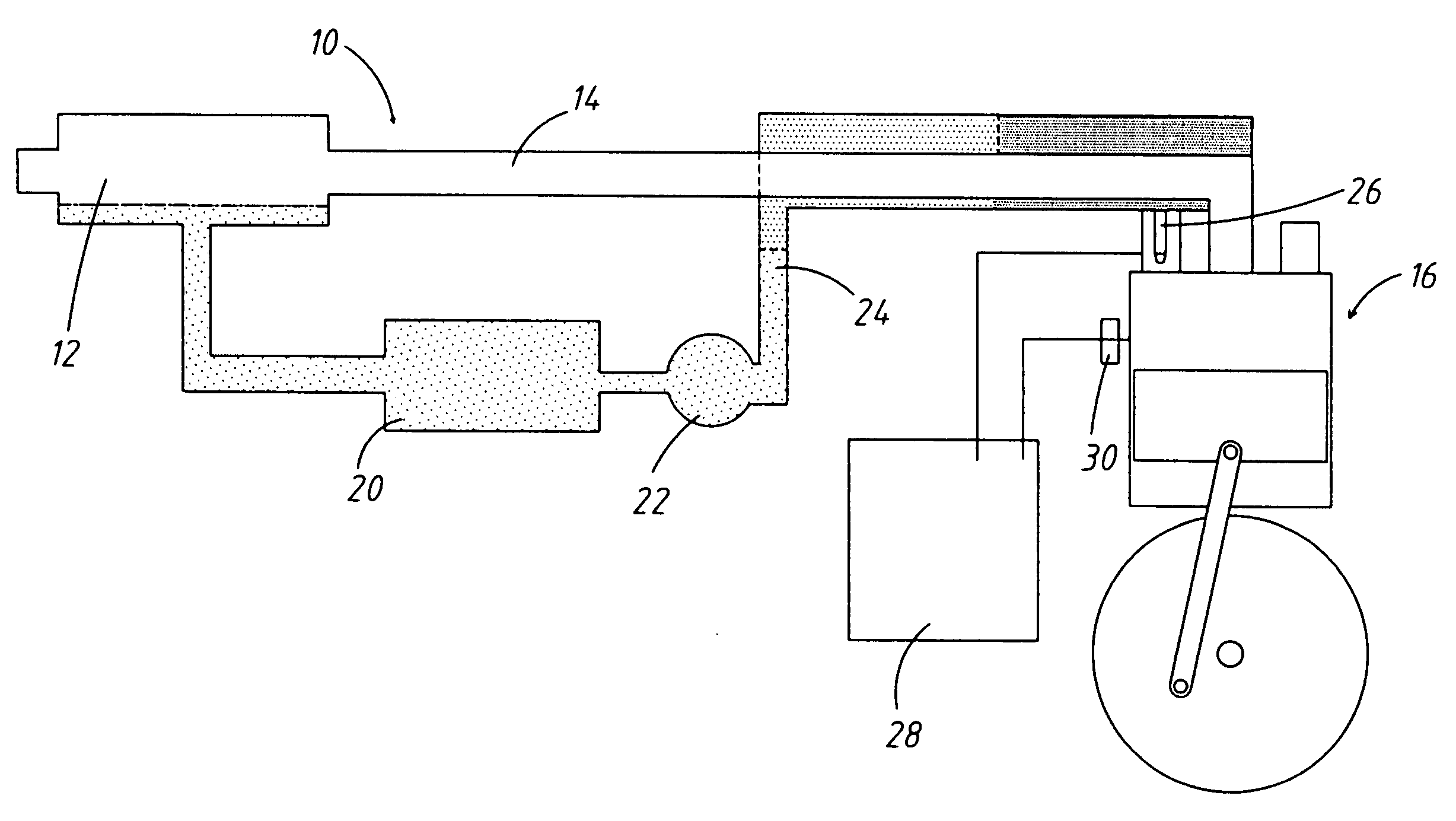 Heat energy recycling device for an engine and two-stroke engine using the same