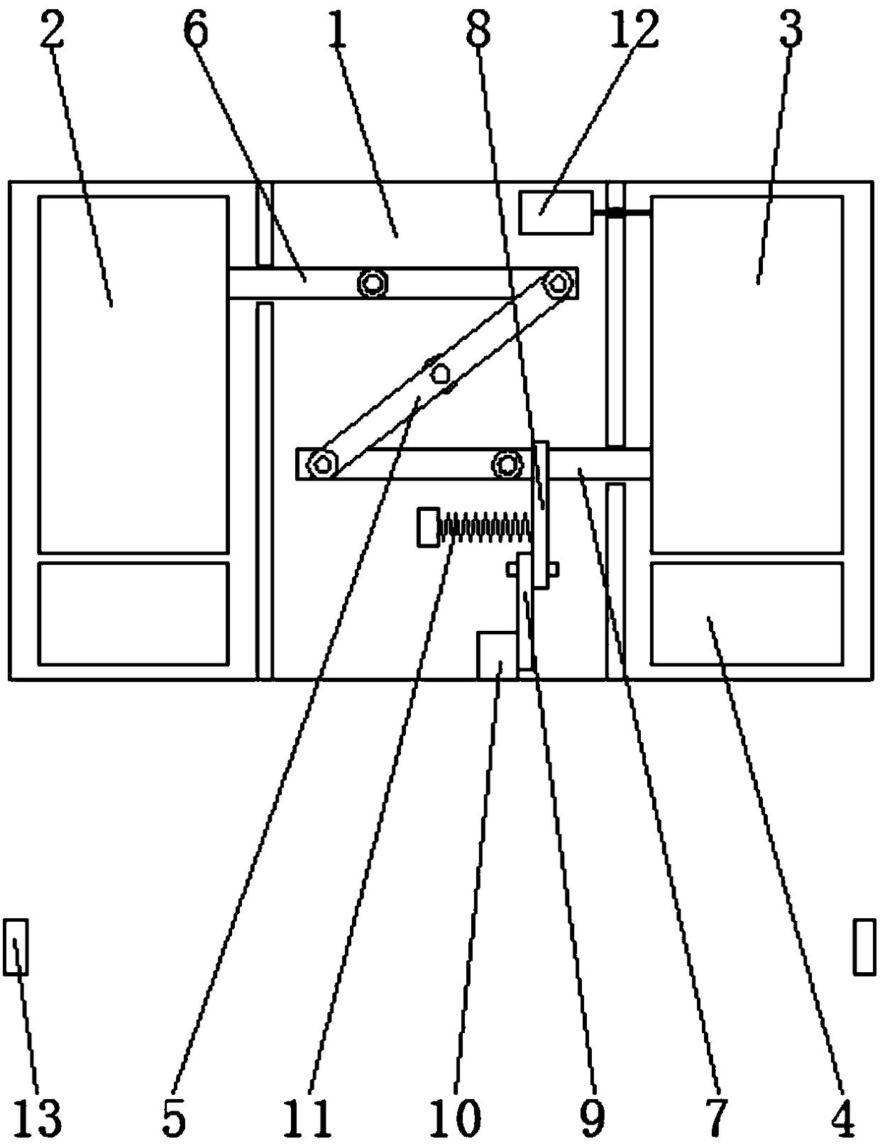 Automobile sideslip inspection bench