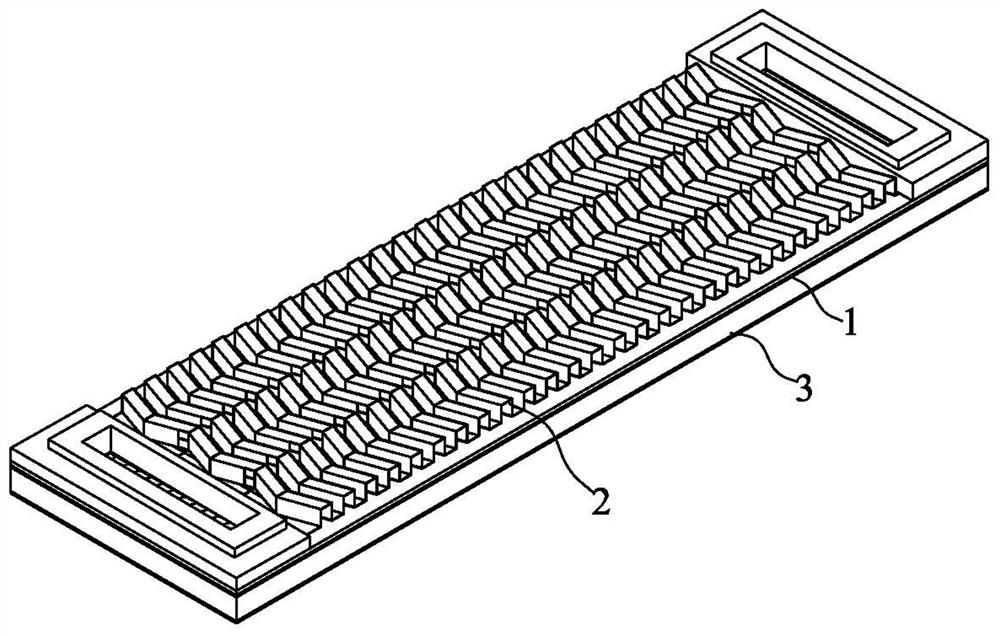 Fuel cell air-cooling integrated membrane electrode structure and preparation method thereof