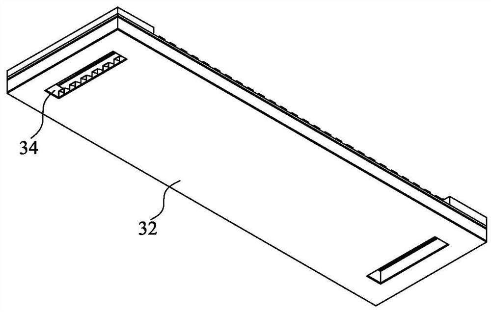 Fuel cell air-cooling integrated membrane electrode structure and preparation method thereof