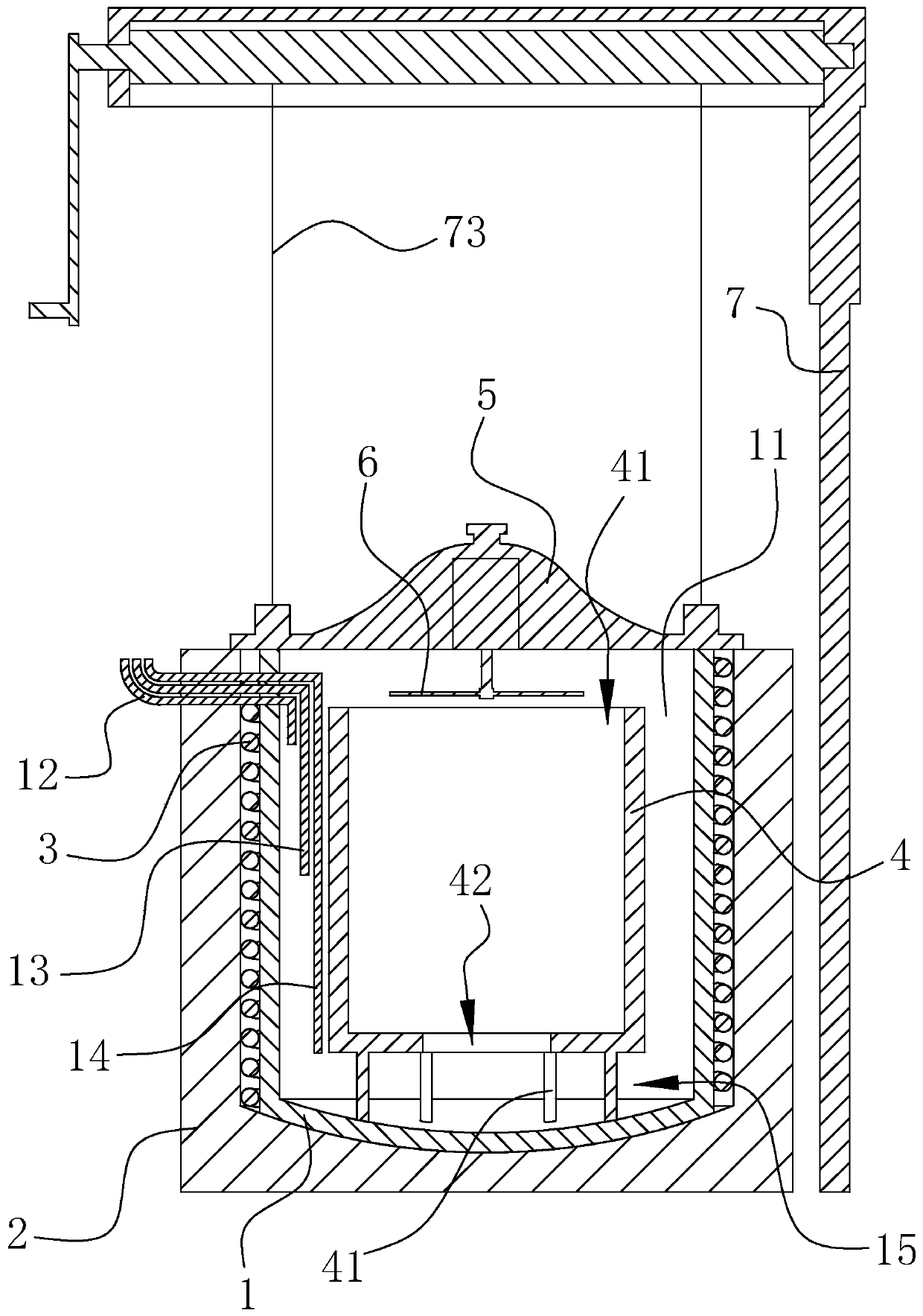 Heat treatment method for parts