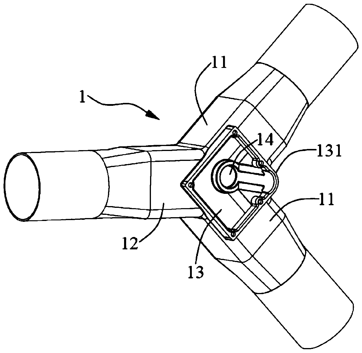 A kind of egr pipe and egr system