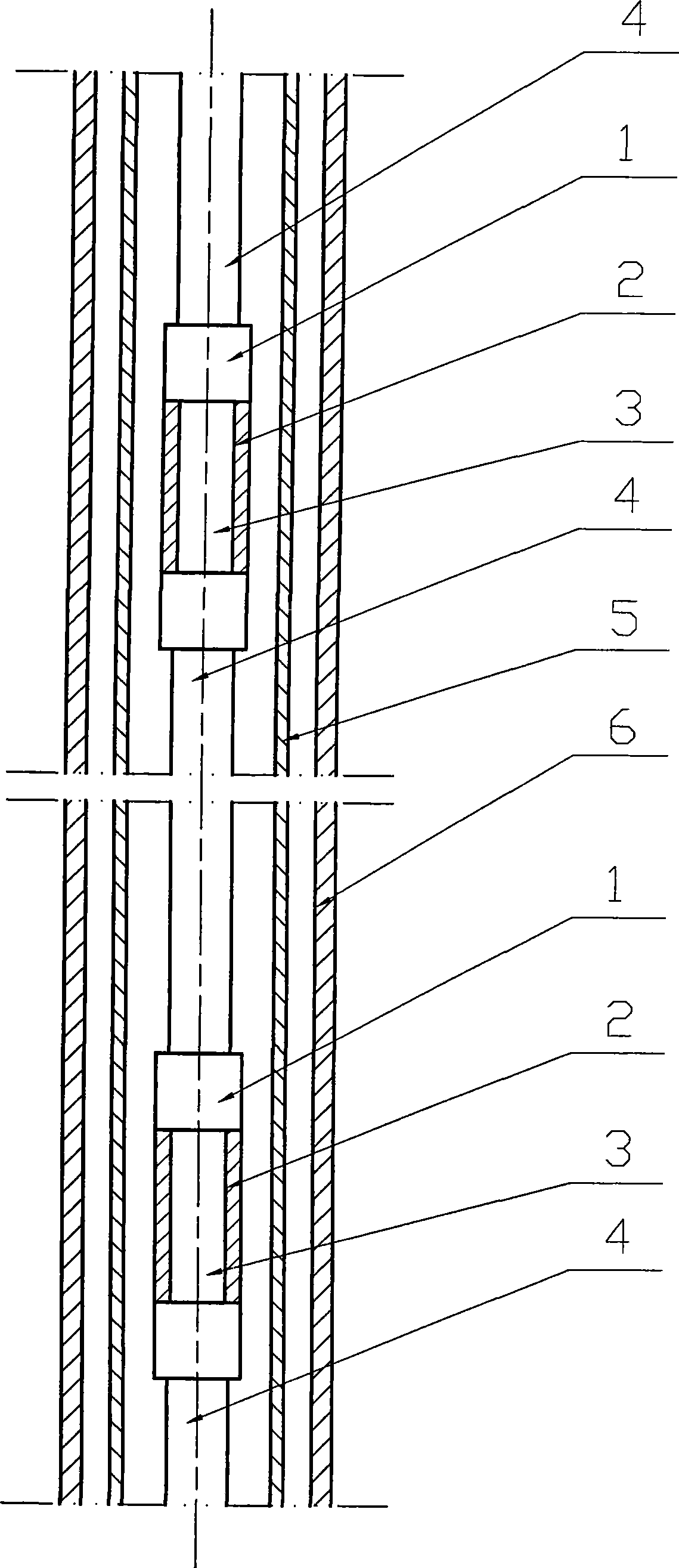 Sacrificial anode and protective cathode-pumping rod anti-corrosive apparatus