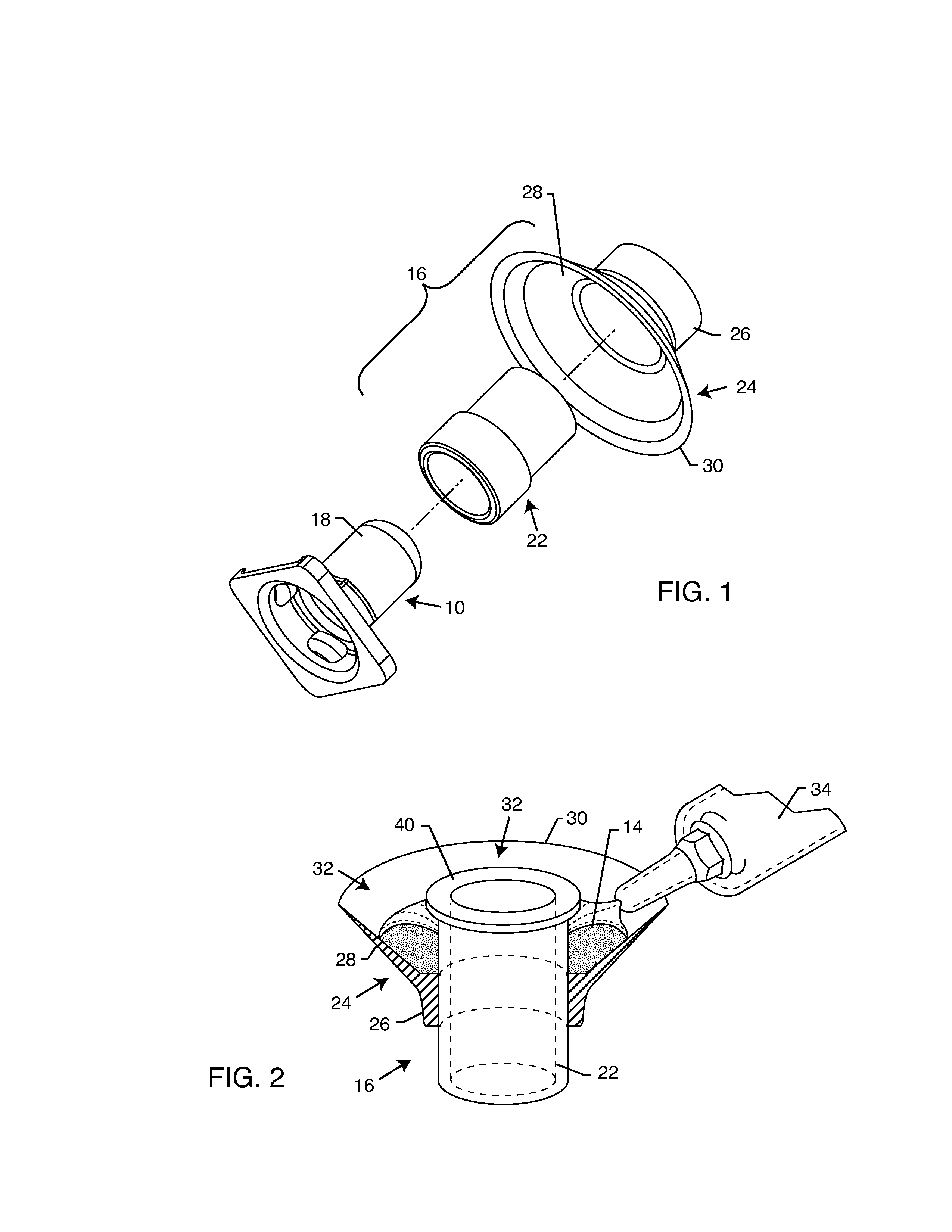 Sealant mold fixture for a dome element