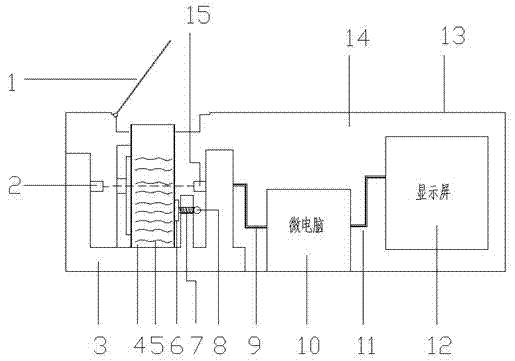 Method and device for rapidly detecting liquor color of tea water