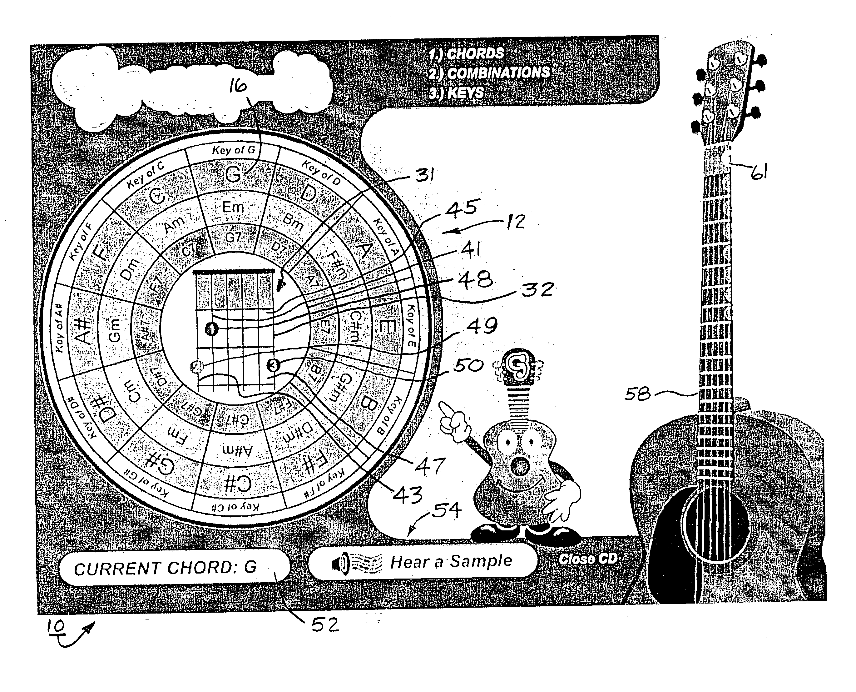 Stringed musical instrument learning aid and methods